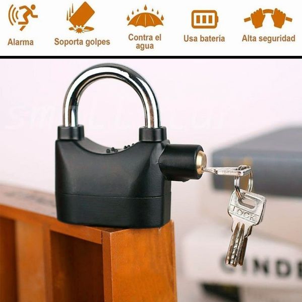 CANDADO ANTIRROBO CON ALARMA - ALARM LOCK ™